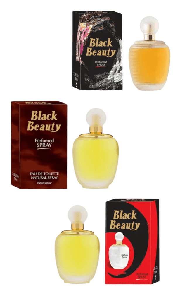 Black Beauty Perfumed Spray Variants