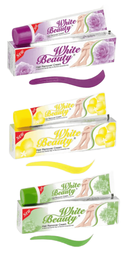 White Beauty Hair Removal Cream Variants